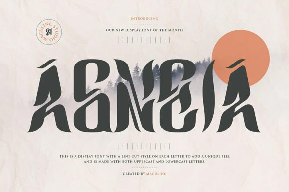 Agneia Font for Campaign Creatives
