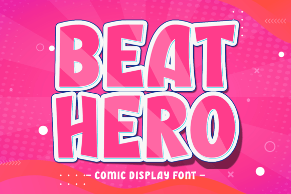 Beat Hero: A Display Font for Bold Visual Statements