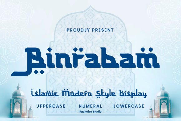 Binrabam: A Modern Arabic Font for Polished Branding