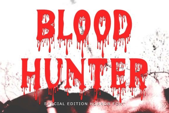 Blood Hunter Font for Web Design Projects