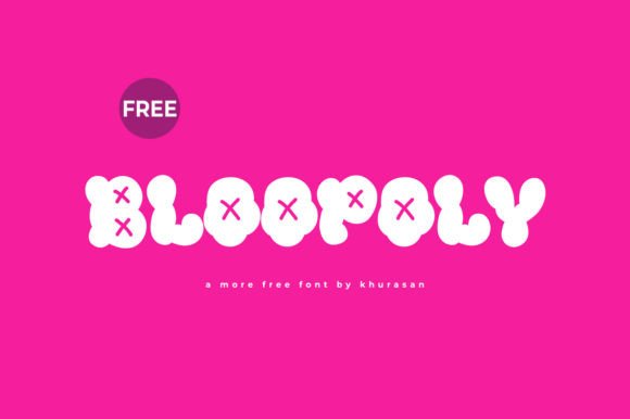 Bloopoly: A Modern Display Font for Editorial Design