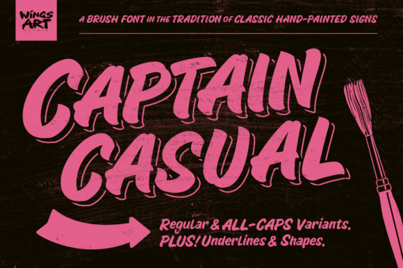 Captain Casual Font for Editorial Design