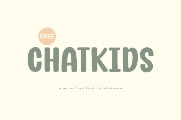 Chatkids: A Playful Font for Modern Branding