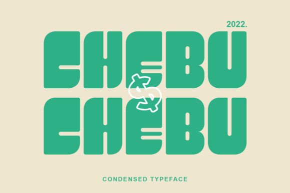 Chebu Display Font for Editorial Design