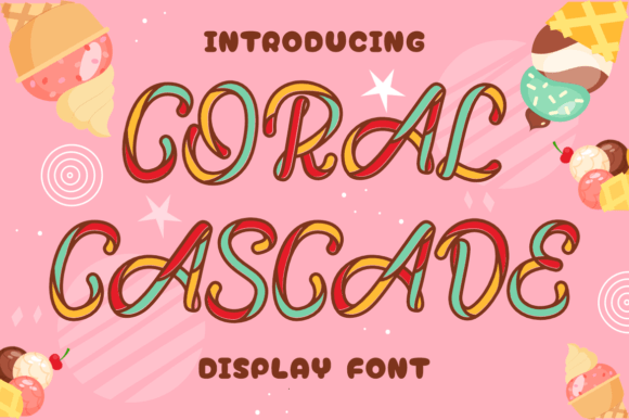 Coral Cascade Font for Business Branding