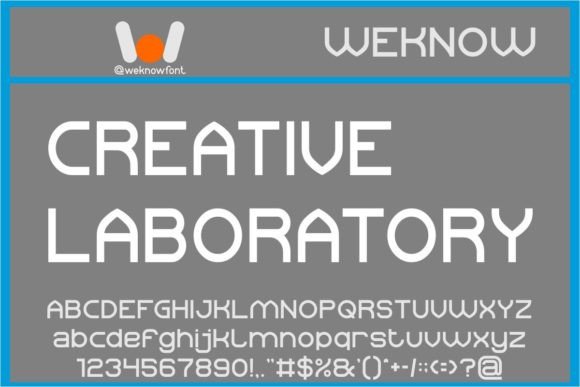 Creative Laboratory Font for Modern Web Design