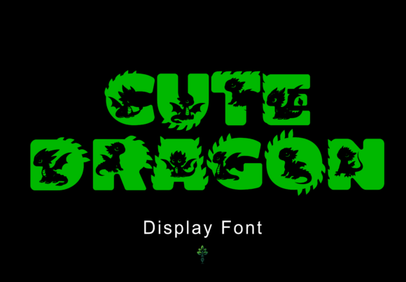 Cute Dragon Font for Web Design
