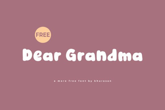 Dear Grandma Font for Handmade Creations