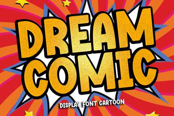 Dream Comic: A Quirky Display Font for Digital Creativity
