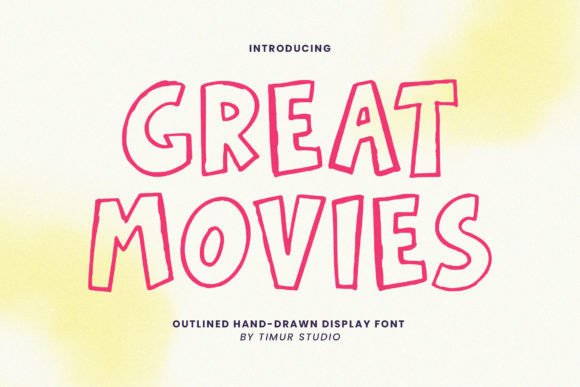 Great Movies Font for Web Design Projects