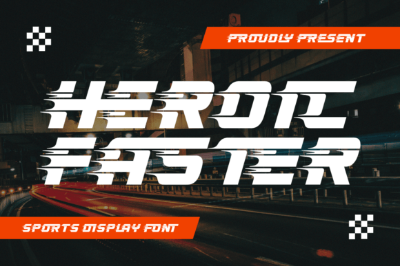 Heroic Faster: A Sporty Display Font for Bold Branding