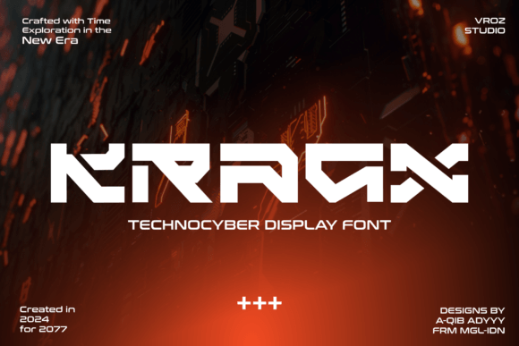 Kragx: A Futuristic Font for Modern Editorial Design