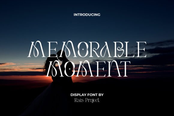 Memorable Moment Font for Branding Projects