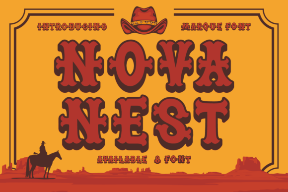 Nova Nest Font for Handmade Creations