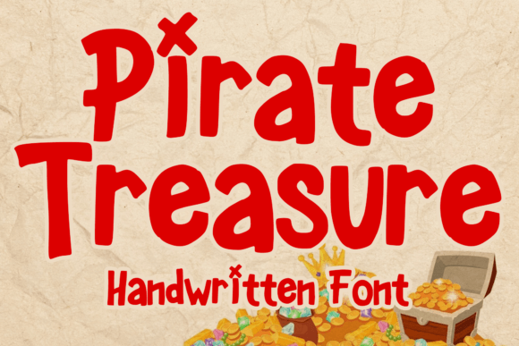 Pirate Treasure Font for Editorial Design