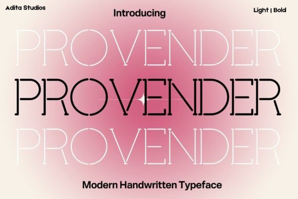 Provender: A Professional Display Font for Your Brand