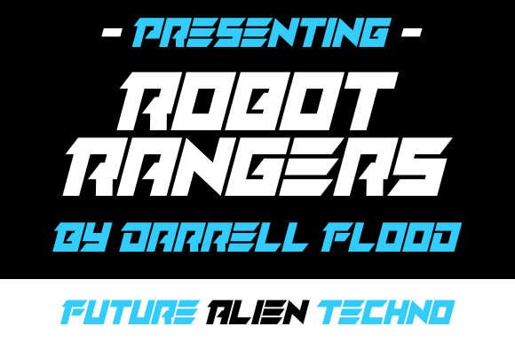 Robot Rangers Font for Bold Digital Design