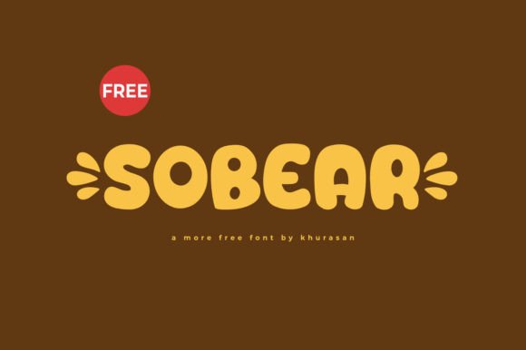 Sobear: A Modern Display Font for Digital Creativity