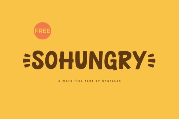 Sohungry: A Modern Display Font for Editorial Design