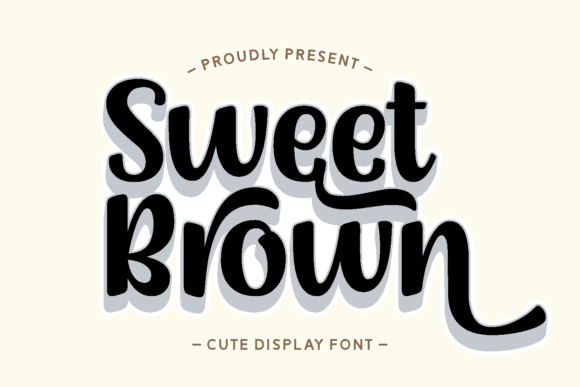 Sweet Brown: A Playful Font for Branding Magic