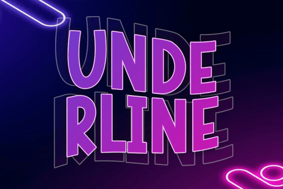 Underline Font for Branding: A Fresh Touch for Small Business Materials