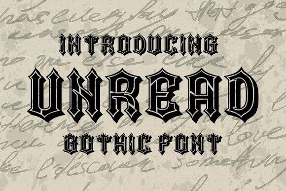 Unread Font for Modern Branding Projects